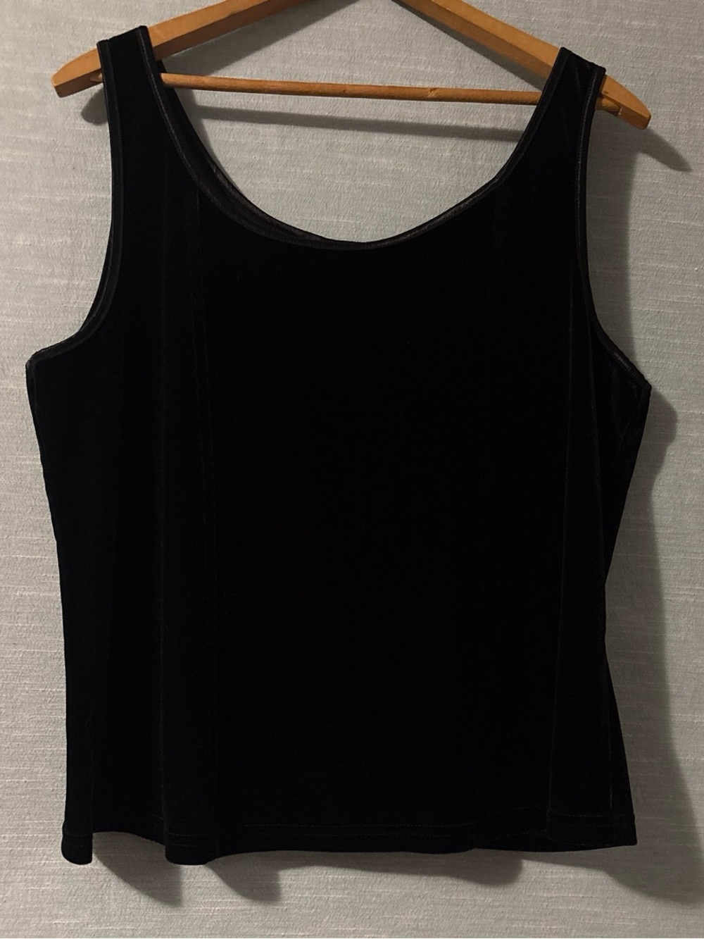 Lana Studio Canada Tank Top Vintage Whimsigoth Black Velvet Women’s Sz M